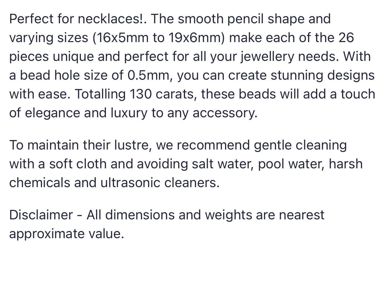 Text describing the product details of the Amethyst natural gemstone beads, as seen on the Australian owned Melbourne Gemstone Beads shop.