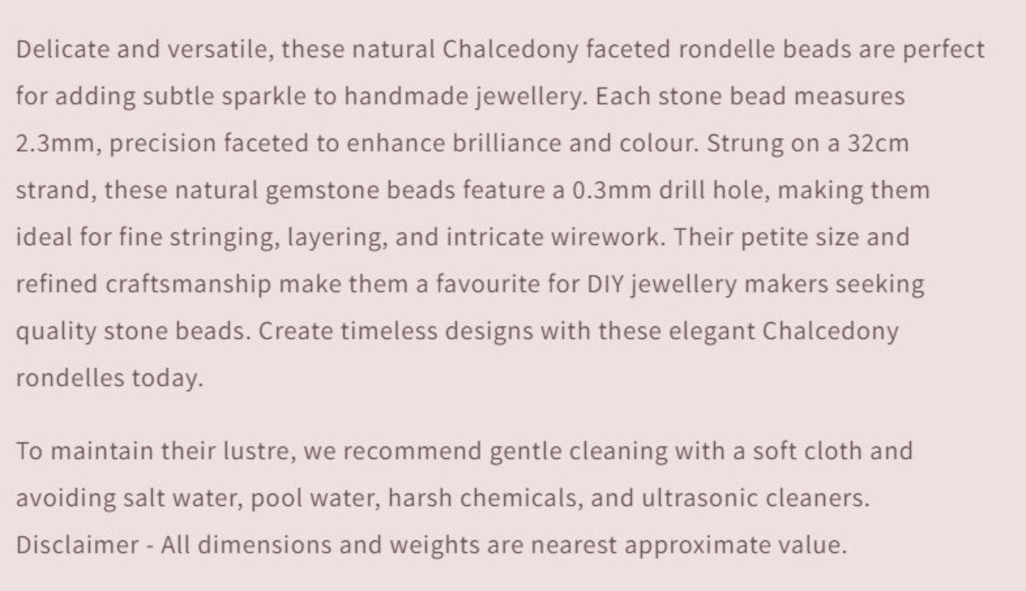 Text describing the product details of the gemstone beads , as seen on the Australian owned and trusted bead supplier, Melbourne Gemstone Beads.