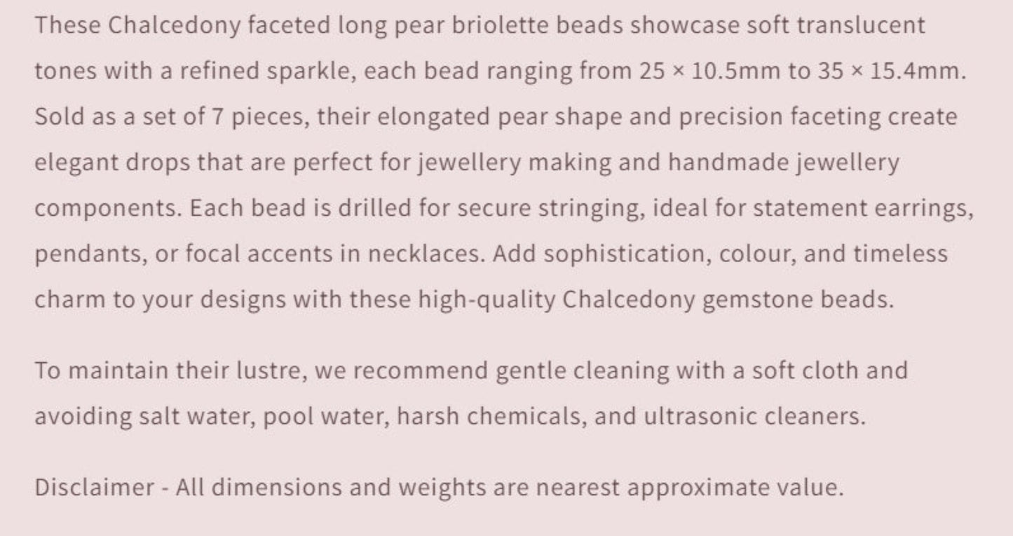 Text describing the product details of the gemstone beads , as seen on the Australian owned and trusted bead supplier, Melbourne Gemstone Beads.