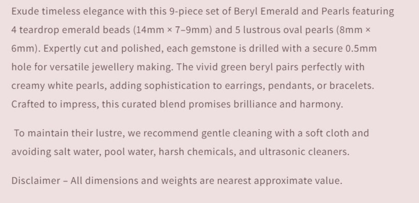 Text describing the product details of the gemstone beads , as seen on the Australian owned Melbourne Gemstone Beads shop.