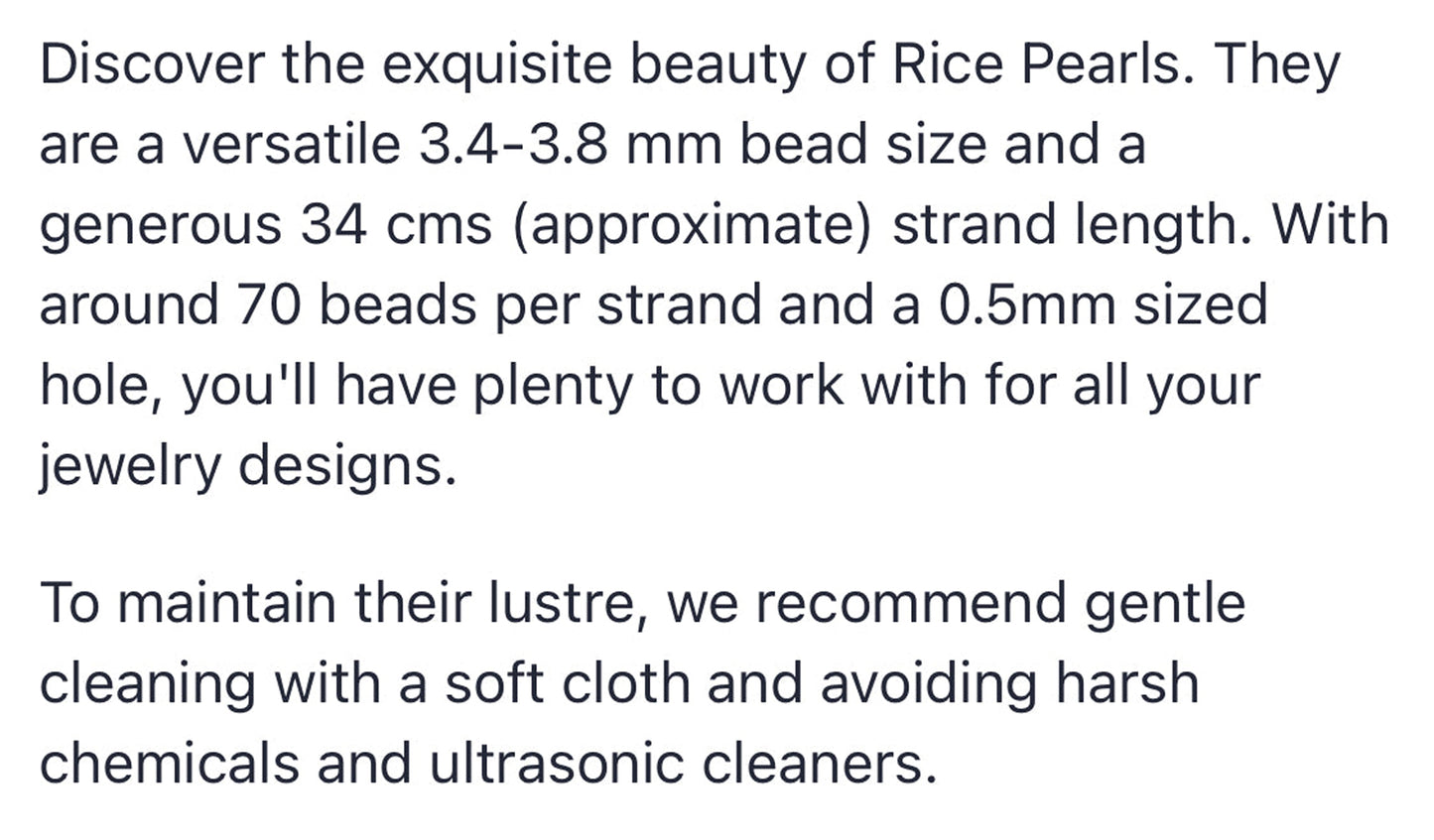 Text describing the product details of the gemstone beads , as seen on the Australian owned Melbourne Gemstone Beads shop.