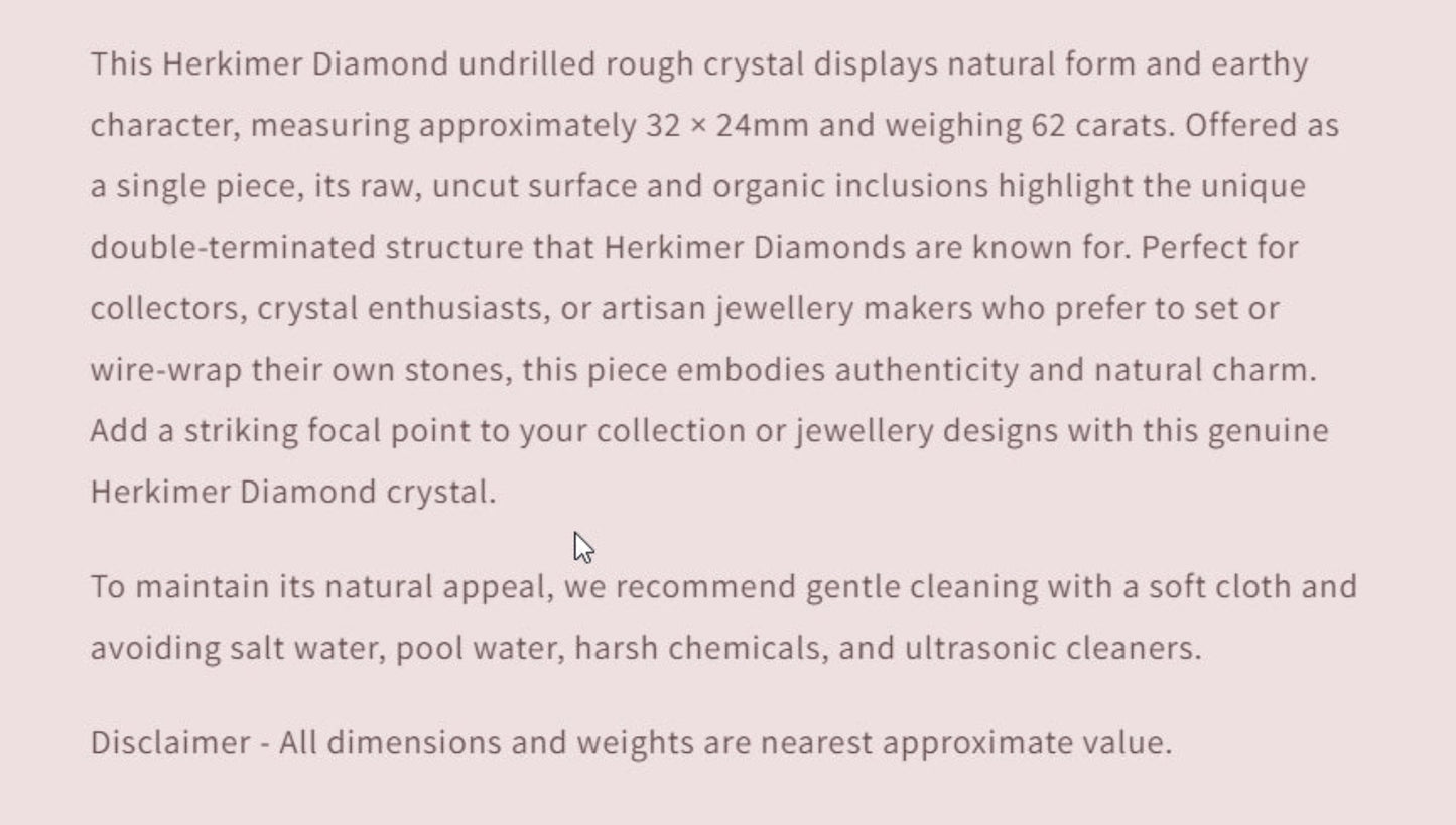 Text describing the product details of the gemstone beads , as seen on the Australian owned and trusted bead supplier, Melbourne Gemstone Beads.