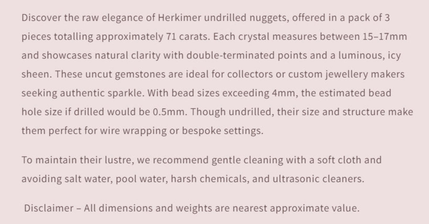 Text describing the product details of the gemstone beads , as seen on the Australian owned Melbourne Gemstone Beads shop.