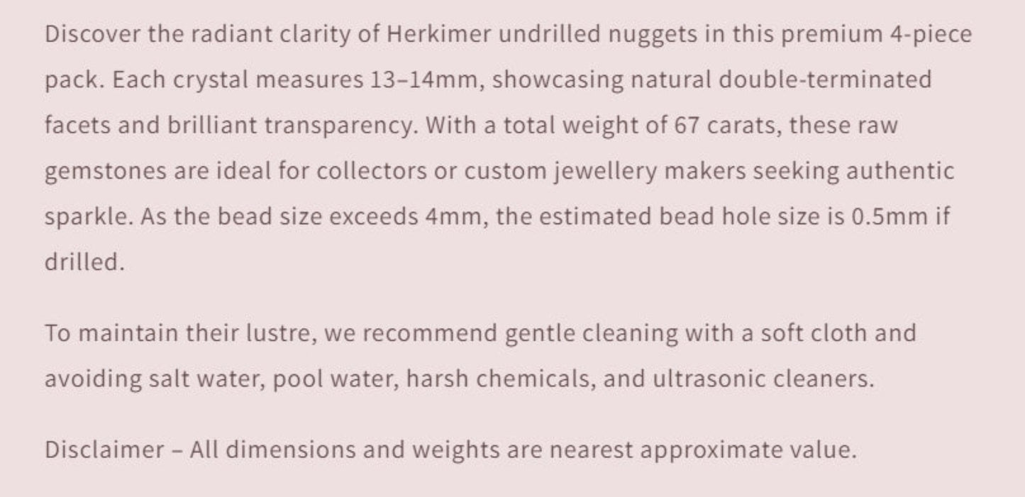 Text describing the product details of the gemstone beads , as seen on the Australian owned Melbourne Gemstone Beads shop.