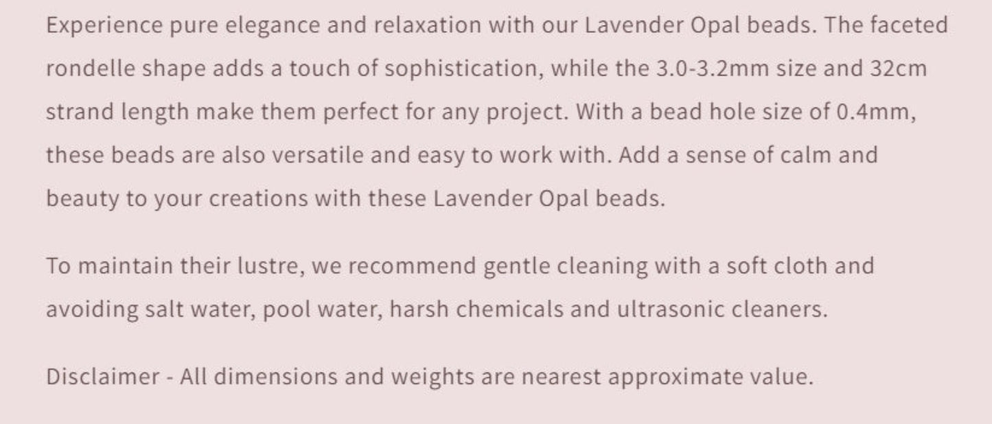 Text describing the product details of the gemstone beads , as seen on the Australian owned and trusted bead supplier, Melbourne Gemstone Beads.