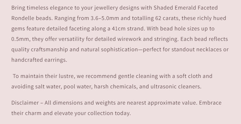 Text describing the product details of the gemstone beads , as seen on the Australian owned Melbourne Gemstone Beads shop.