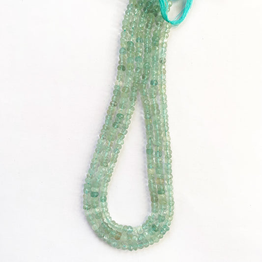 Close-up of Aquamarine gemstones showing sparkling faceted surfaces and premium cut quality.