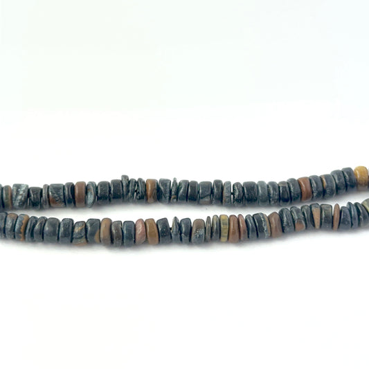 Authentic Tiger Eye smooth wheel beads with rich shine and banding, ideal gemstone beads for professional jewellery.