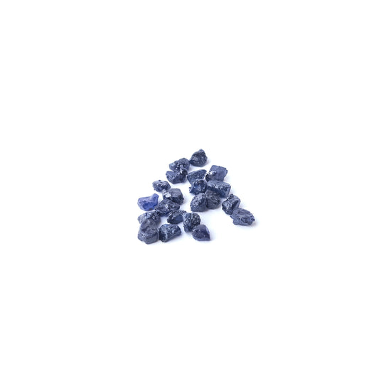 High‑quality undrilled Blue Sapphire rough stones ideal for handmade jewellery components and crystal art.