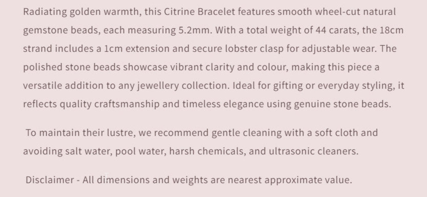 Text describing the product details of the gemstone beads , as seen on the Australian owned and trusted bead supplier, Melbourne Gemstone Beads.