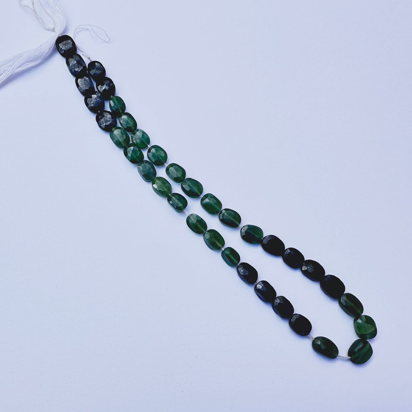 Handmade jewellery components featuring Green Tourmaline beads with consistent size and lustrous finish.