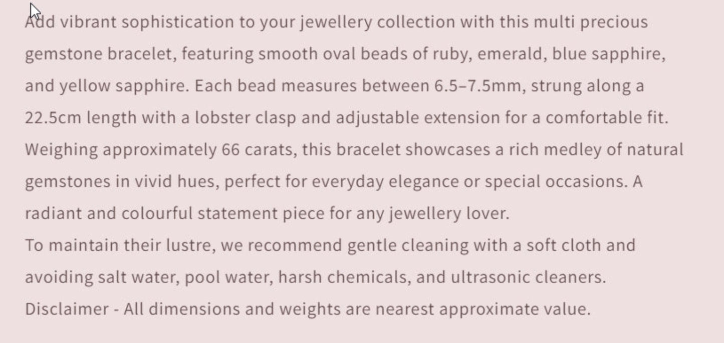 Text describing the product details of the gemstone beads , as seen on the Australian owned and trusted bead supplier, Melbourne Gemstone Beads.