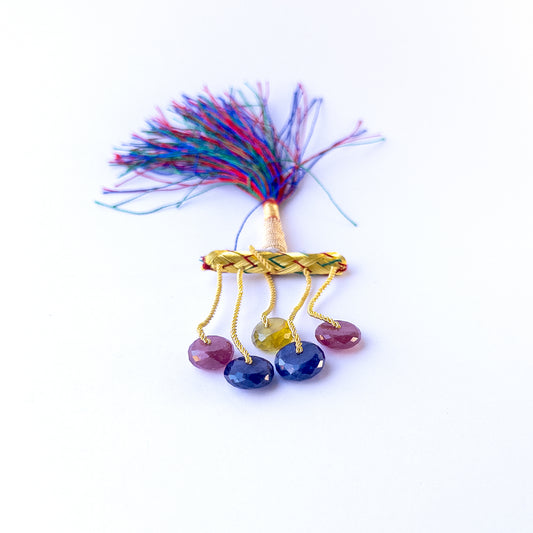 Authentic multi precious gemstone beads with polished faceted rondelle cuts for jewellery making.