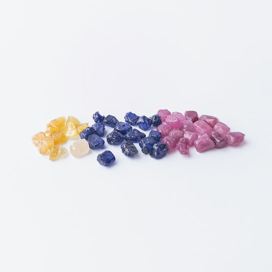 High‑quality multi precious rough stones ideal for handmade jewellery components and crystal art.