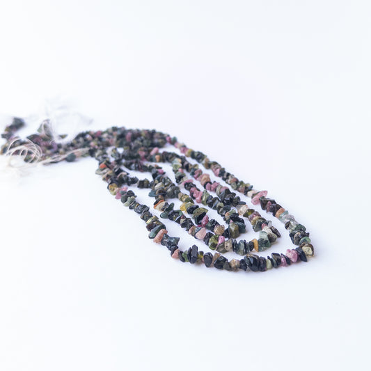 Authentic Multi Tourmaline gemstone beads ideal for handmade jewellery components and artisan beadwork.
