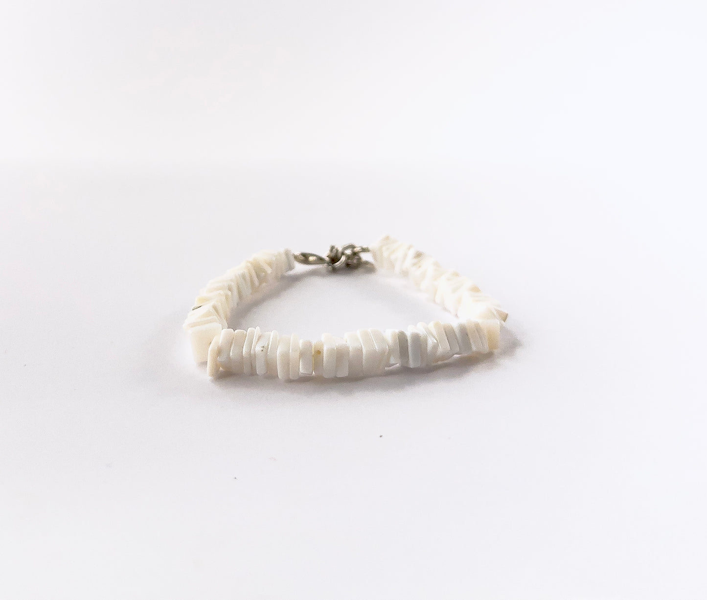 Opal Bracelet | Square Heishi | 6.5mm Bead Size | 18cm Length | Adjustable | 66 Carats