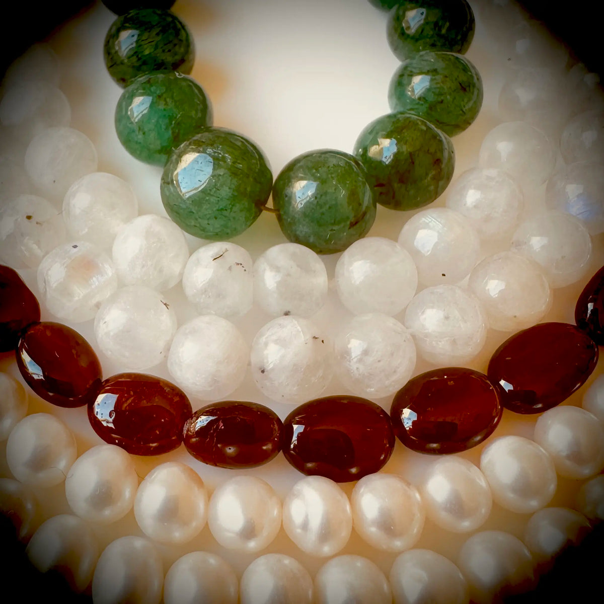 Peridot strand with Smooth Round Gemstone Beads for jewellery making