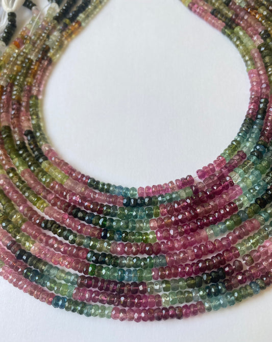 Tourmaline | 3.5-4mm Bead Size | 34cm Strand Length