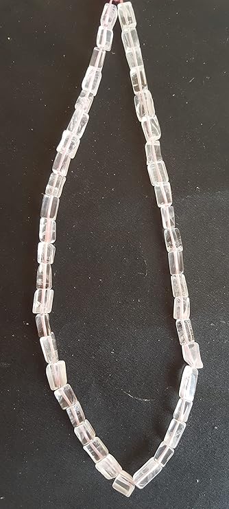 Rose Quartz | Smooth Cube | 5mm Bead Size | 33cm Strand Length | 79 Carats