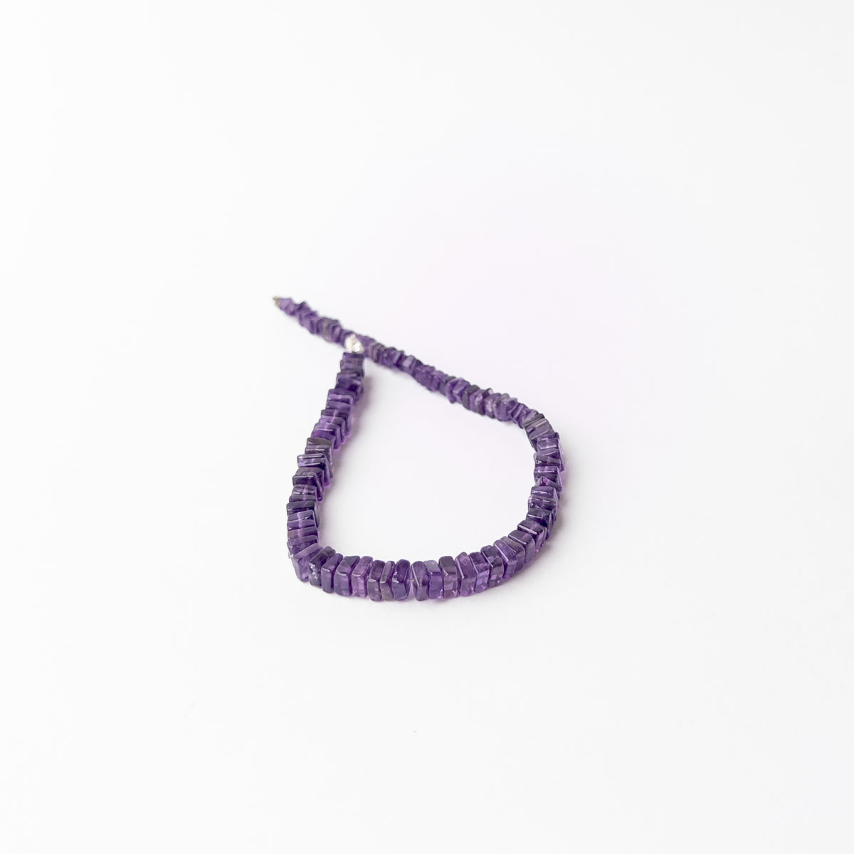 Amethyst gemstone beads for DIY jewellery perfect for creating bracelets necklaces and custom jewellery projects.