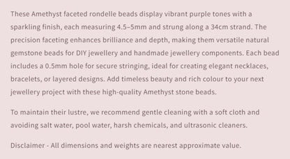 Text describing the product details of the gemstone beads , as seen on the Australian owned and trusted bead supplier, Melbourne Gemstone Beads.