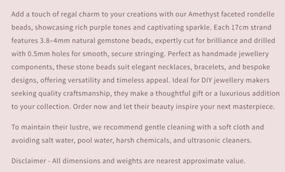 Text describing the product details of the gemstones, as seen on the Australian owned and trusted bead supplier, Melbourne Gemstone Beads.