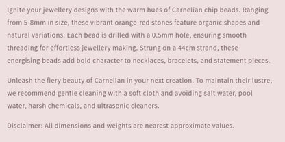 Text describing the product details of the gemstone beads , as seen on the Australian owned Melbourne Gemstone Beads shop.