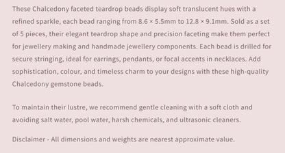Text describing the product details of the gemstone beads , as seen on the Australian owned and trusted bead supplier, Melbourne Gemstone Beads.