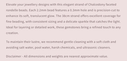 Text describing the product details of the gemstone beads , as seen on the Australian owned Melbourne Gemstone Beads shop.