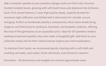 Text describing the product details of the gemstones, as seen on the Australian owned and trusted bead supplier, Melbourne Gemstone Beads.