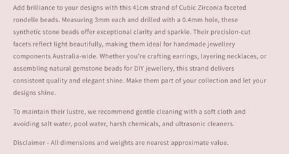 Text describing the product details of the gemstone beads , as seen on the Australian owned and trusted bead supplier, Melbourne Gemstone Beads.
