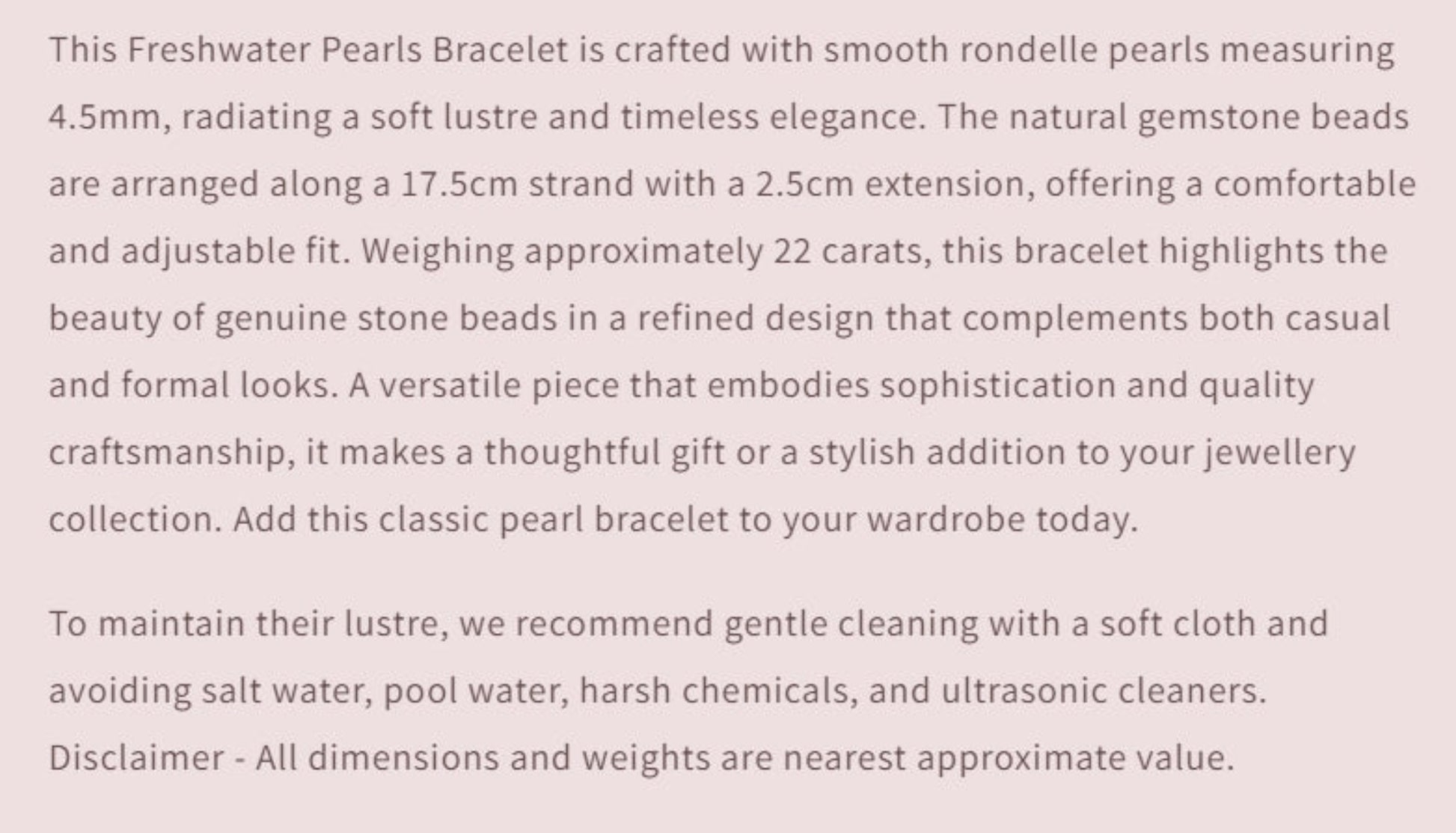 Text describing the product details of the gemstone beads , as seen on the Australian owned and trusted bead supplier, Melbourne Gemstone Beads.