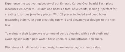Text describing the product details of the gemstone beads , as seen on the Australian owned Melbourne Gemstone Beads shop.