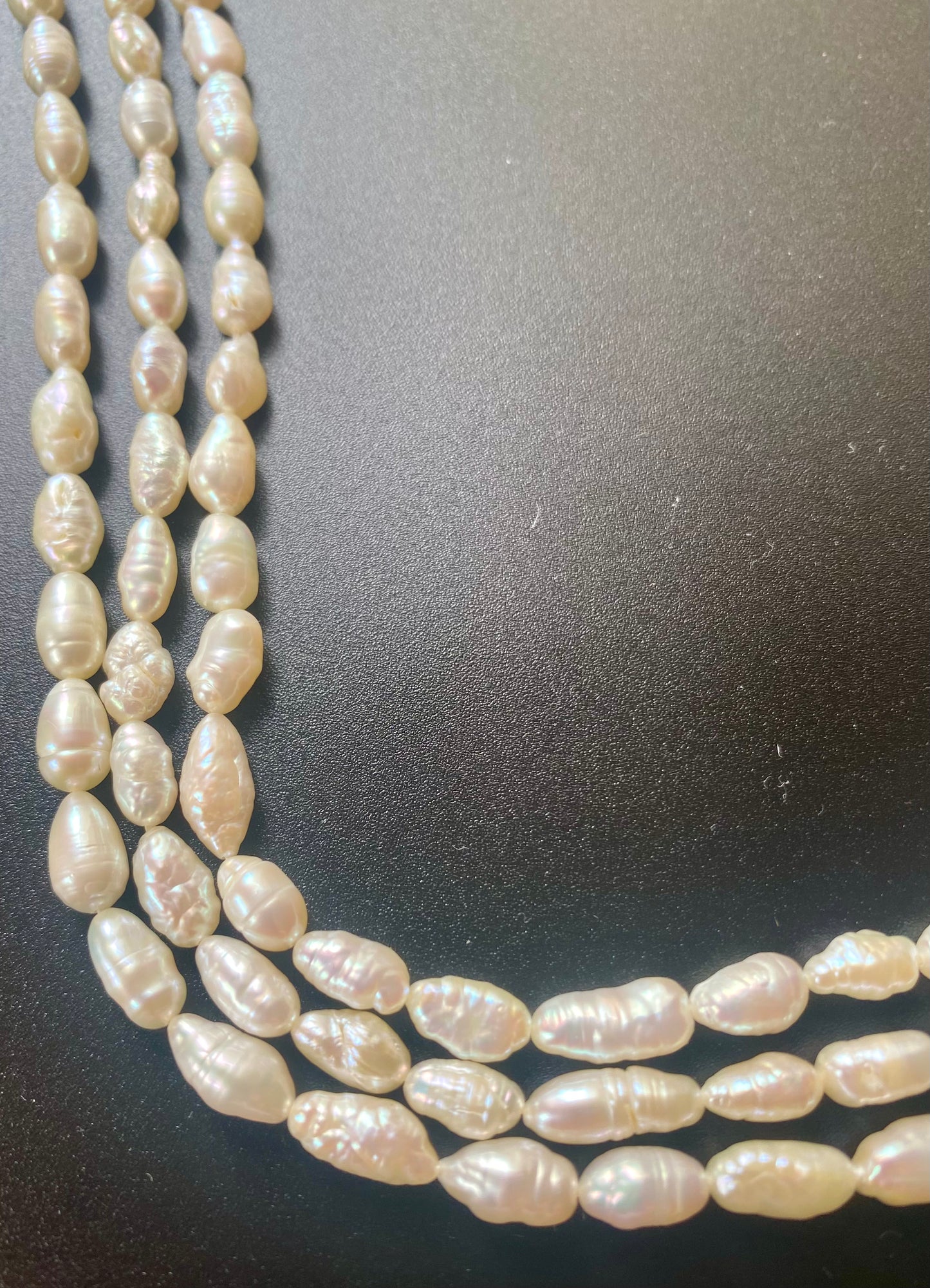 Freshwater Rice Pearls | 5-5.5mm Bead Size | 41cm Strand Length