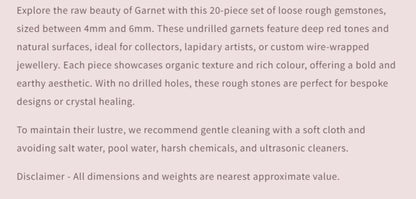 Text describing the product details of the gemstone beads , as seen on the Australian owned Melbourne Gemstone Beads shop.
