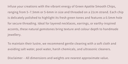 Text describing the product details of the gemstone beads , as seen on the Australian owned and trusted bead supplier, Melbourne Gemstone Beads.