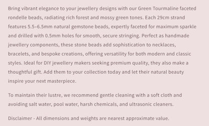 Text describing the product details of the gemstones, as seen on the Australian owned and trusted bead supplier, Melbourne Gemstone Beads.