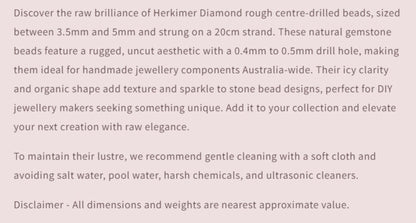 Text describing the product details of the gemstone beads , as seen on the Australian owned and trusted bead supplier, Melbourne Gemstone Beads.