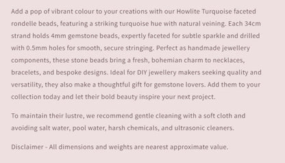 Text describing the product details of the gemstones, as seen on the Australian owned and trusted bead supplier, Melbourne Gemstone Beads.