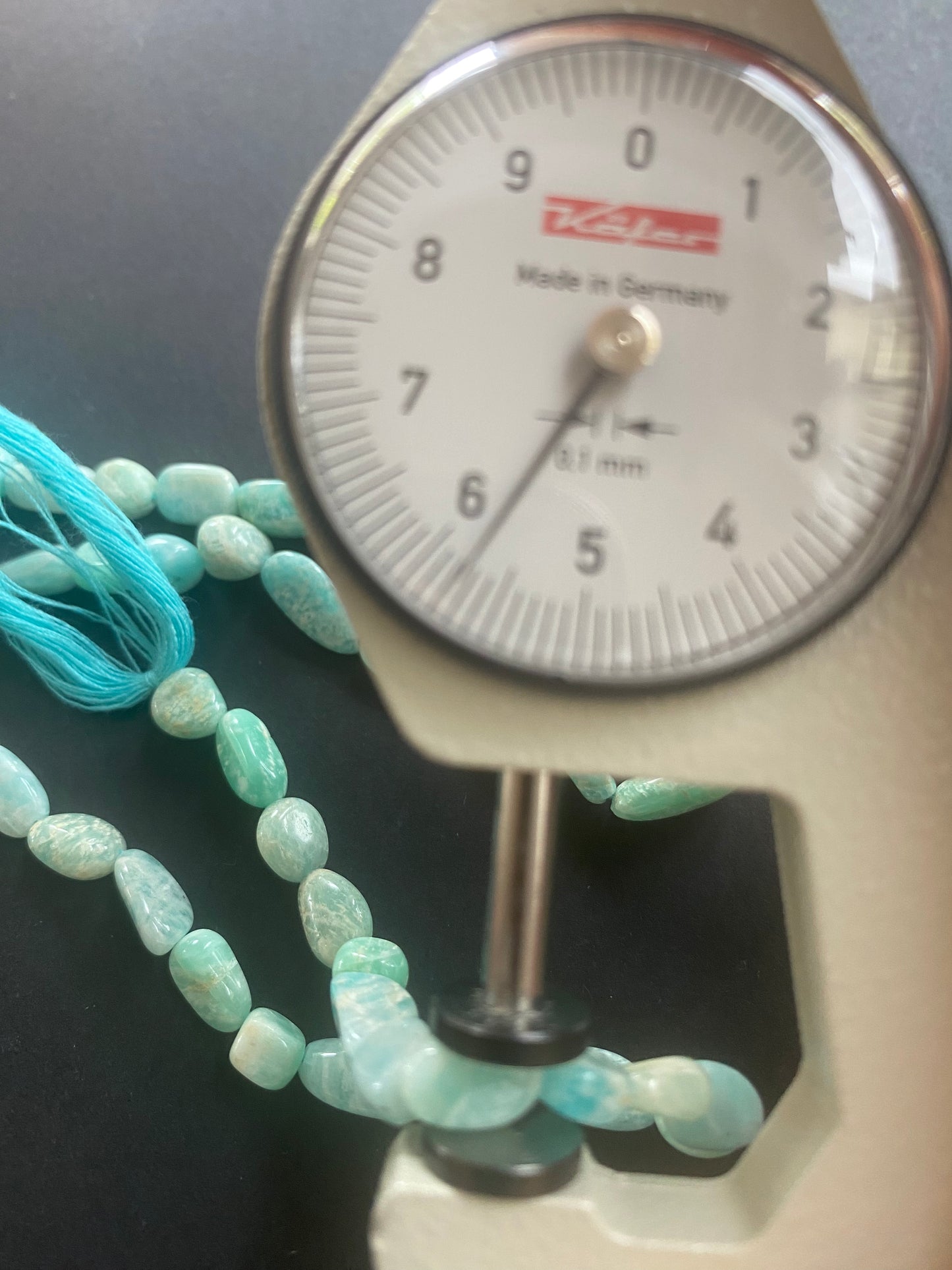 Amazonite | Tumble Smooth Beads | 5.5-6mm Beads Size | 33cm Strand Length