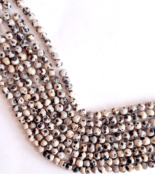 Jasper | Smooth Round Balls | 4-4.5mm or 4.5-5mm Bead Size | 33cm Strand Length