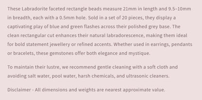 Text describing the product details of the gemstone beads , as seen on the Australian owned Melbourne Gemstone Beads shop.