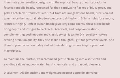 Text describing the product details of the pearls, as seen on the Australian owned and trusted bead supplier, Melbourne Gemstone Beads.