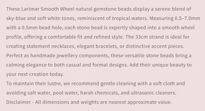 Text describing the product details of the gemstone beads , as seen on the Australian owned and trusted bead supplier, Melbourne Gemstone Beads.