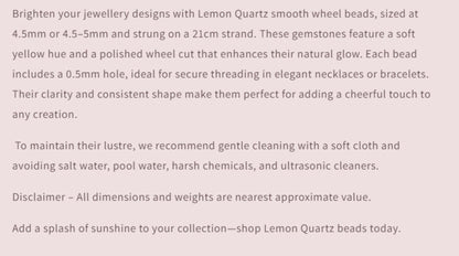 Text describing the product details of the gemstone beads , as seen on the Australian owned Melbourne Gemstone Beads shop.