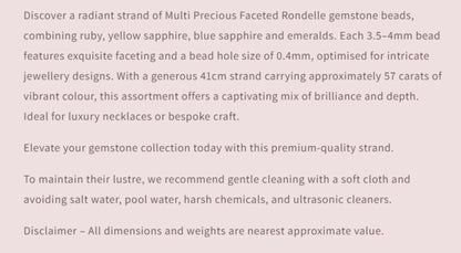 Text describing the product details of the gemstone beads , as seen on the Australian owned Melbourne Gemstone Beads shop.