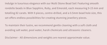 Text describing the product details of the gemstone beads , as seen on the Australian owned Melbourne Gemstone Beads shop.