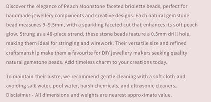 Text describing the product details of the gemstone beads , as seen on the Australian owned and trusted bead supplier, Melbourne Gemstone Beads.