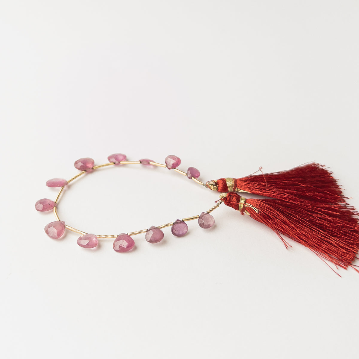Ruby gemstone beads for DIY jewellery offering timeless elegance and striking red gemstone appeal.