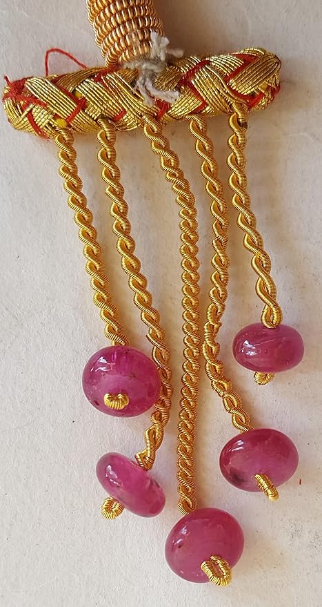 Beautiful pink ruby stones, smooth rondelle measuring 8mm.